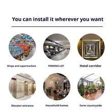 Lampes solaires d'extérieur, éclairage de sécurité extérieur, détecteurs de mouvement intelligents, fausse caméra de surveillance, éclairages d'allée, éclairages de patio, appliques murales, antivol. Étanchéité IP64, fausse caméra, fausse surveillance, sans câblage, fausse tête de surveillance, fausse surveillance, usage domestique.