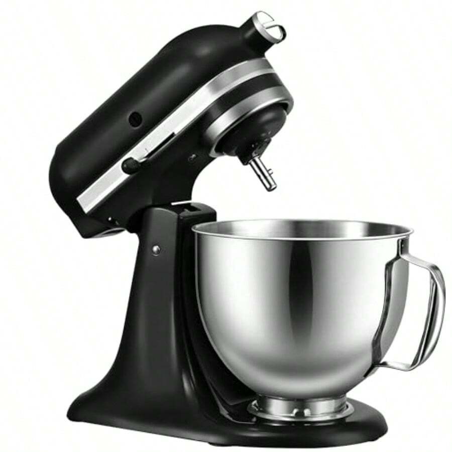 5 Quart Stainless Steel Mixing Bowl For KitchenAid Artisan And Classic Series TiltHead Stand Mixers Compatible With 4.5 And 5 QT Models Durable Silver Finish Ideal For Baking Cooking And Food Preparation Applications HighQuality Replacement Bowl With Smooth Interior And Secure Fit - 銀色 - 查看 1