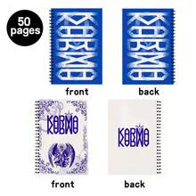 KPOP//SKZ “KAMBA”专辑商品 A5 螺旋笔记本，横格笔记本，KPOP 商品，笔记本，日记，50 页，送给朋友的礼物，珉豪，徐昌彬，黄，志成，金善宇，杨正仁 - 彩色 - 查看 2