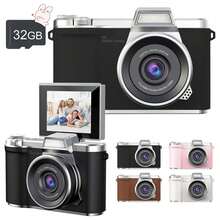 1set CCD Camera For Beginners - Flip Screen, USB Charging, Easy Operation, Ideal For Travel And Everyday Photography - Perfect New Year, Christmas, Birthday Gift (Memory Card Not Included), Camera Accessories.Christmas, Thanksgiving Gift.New Year's Gift