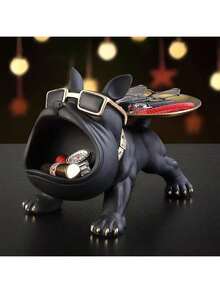 Multi-colored Open-mouthed Dog