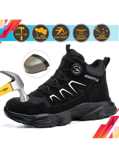 Dian Sen Light Steel Toe Safety Shoes Men's Work Sneaker Easy Wear Work Safety Boots Breathable Sport Work Shoes Men Boots Work Safety Shoes Men's Safety Boots Anti-Smash Work Shoes With Steel Toe Shoes Men Work Boots Anti-Stab Safety Sneakers Male,Shoes For Men,Shoes,Safety Shoes For Men,Men Shoes,Safety Shoes,Work Boots,Steel Toe Cap Trainers,Steel Toe Cap Boots,Work Shoes Comfortable Work Shoes Men Steel Toe Boots Hiking Shoes Outdoor,Men Shoes