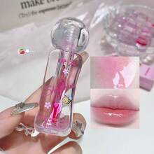 SHAQINUO Aceite labial de miel con cambio de color, fácil de aplicar, hidratante, pigmentado, crea labios naturales con efecto de cristal, hidratados y voluminosos - Aceite labial hidratante de miel - Ver 13