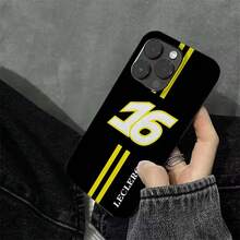 MNSO - Funda para teléfono Charles Leclerc 16 Phone161514131211ProMax11MN202516Plus Cubierta de película HD brillante 17air - z8 - Ver 9