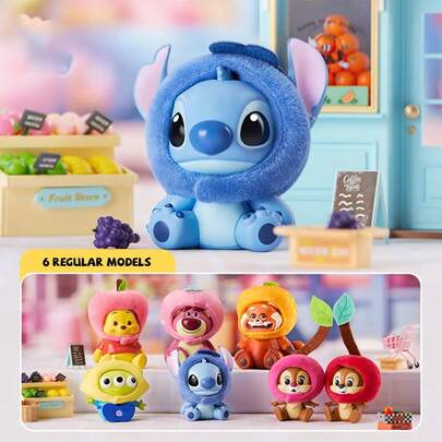 Miniso Disney Fruit-Themed Headpiece Series Figurines. Classic Characters Paired With Adorable Fruit Headpieces. Made Of High-Quality PVC Material, Fine Texture, Vibrant Colors, And High Fidelity To The Animated Characters. (Random Assortment, 1 Piece Per Pack)