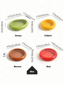 1pc Reusable Silicone Fruit & Veggie Crisper Set - Anti-Oxidation Refrigerator Containers With Lids - Keep Fruits/Veggies Fresh Longer