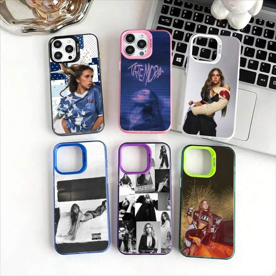 Funda de teléfono T-Tate M-McRa para 11 12 13 14 15 16 17 Pro Max Plus, cubierta protectora con revestimiento - z4 - Ver 1