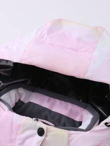 LEIFENSH 一套女士运动户外运动服，女士专业运动休闲服，女士滑雪服上衣+裤子 HX368 粉色滑雪服