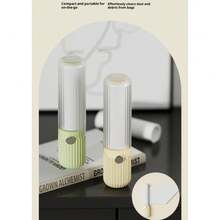 Pegatina de cabello portátil Mini pegatina de cabello portátil Eliminador de polvo de ropa Pegatina de cabello Herramienta de limpieza de eliminación de cabello Rollo de papel reemplazable desgarrable Pegatina de cabello - Mini quitapelusas portátil - Ver 2