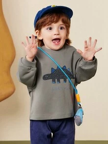 mini bala Boys Stretch Sweatshirt Soft Breathable Durable Comfortable Fall Top