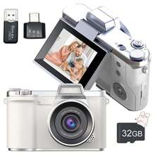 1set CCD Camera For Beginners - Flip Screen, USB Charging, Easy Operation, Ideal For Travel And Everyday Photography - Perfect New Year, Christmas, Birthday Gift (Memory Card Not Included), Camera Accessories.Christmas, Thanksgiving Gift.New Year's Gift