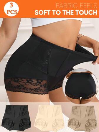 Lift Hip Thin Abdomen Strong Shaping Black Tone Knit Seamless Panty Women Shapewear Bottoms