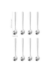 8/4pcs Mini Coffee Spoon Set, 304 Stainless Steel, Perfect For Coffee, Tea And Espresso-Silver And Gold. Back To School