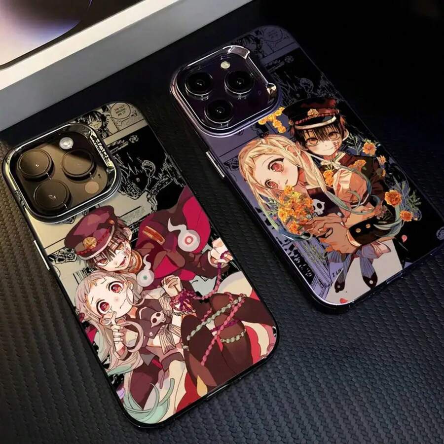 Funda de teléfono Earthbound Boy H-Hanako-kun compatible con iPhone 17 16 15 14 13 12 11 Pro Max AR multicolor mate láser metálico aurora funda 17 Air - Z1 - Ver 1