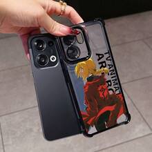 Funda de Teléfono Minimalista de Caricatura Personalidad Abrigo Rojo Chico Rubio Edward Elric Adecuada para OPPO Reno 14 14F 13F 12F 11F 13 12 11 F Pro 4G 5G Marco Electrochapado Funda Transparente Antigolpes, Funda de Teléfono Animal, Protección de Teléfono, Funda de Teléfono de Uso Diario, Personaje de Anime, Diseño Minimalista, Borde Electrochapado, Material a Prueba de Golpes, Funda Protectora, Funda de Teléfono de Moda, Usuarios de OPPO, Fans de Anime - Mezcla de colores - Ver 3
