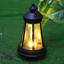 Solar Powered Outdoor Garden, Simple And Modern LED Night Light, Waterproof Hanging Light, Courtyard Lighting - Multicolor - View 2