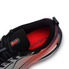 XTEP Star Glow 3.0 Running Shoes, Stable Cushioning, Men's Fitness Training Sneakers, Road Running, 975419110007, Sail White/Hyper Orange - Sail White/Super Orange - View 6