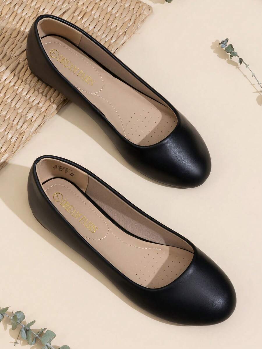 Women's Slip On Ballerina Casual Comfortable Walking Ladies Flats Shoes