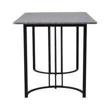 Dining Table 140 X 80 Cm (1 Piece), Modern Kitchen Table, Metal Frame
Rectangular Dining Table With Modern Wood Pattern, Kitchen Table With Adjustable Legs For Dining Room And Living Room, Gray - 1 - View 11