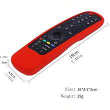 1pc Silicone Anti-Drop Protective Case For TV Remote Control, Suitable For MR21GA/MR21GC/MR23GA,Mother's Day Gift,Bedroom Decor,Garden,Kitchen Decor,Summer,Beach,Travel Essentials,Room Decor,Squishy,Graduation - Multicolor - View 3