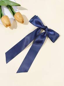 1 szt. Damska, swobodna, minimalistyczna spinka do włosów z kokardą w groszki, ze stopu metali, idealna do codziennych dojazdów do pracy, na festiwale, imprezy, urodziny, zakupy, podróże, do fotografii i na każdą okazję. Świetny prezent dla najlepszej przyjaciółki. Spinki do włosów, klamry do włosów, wsuwki do włosów, spinki do włosów.