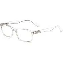 Lens Rectangle Frame Non Prescription Glasses - Fashion - Clear - 查看 6