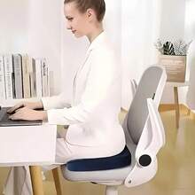 1PC Memory Foam Cushion - 10-Hour Long-Lasting Support, Slow Rebound & Anti-Sagging Design - Ideal For Long-Distance Driving, Office Chairs & Prolonged Sitting Users Chair Cushion Seat Cushion Office Supplies Chair Pillow Gaming Chair Desk Accessories - Multicolor - View 5