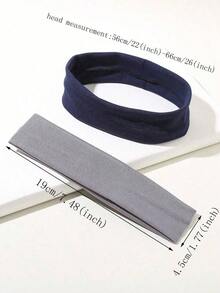 4pcs Campus Style Simple Hair Tie Casual, Gym Hair Band Headband Turban Headband Sweatband, School Stuff, College, Headbands Fall Winter Hair Accessories For Women For Vacation Outfits Woman Elegant Scarf Women Bandana Soft Headwrap - Nhiều màu 2 - Xem 2