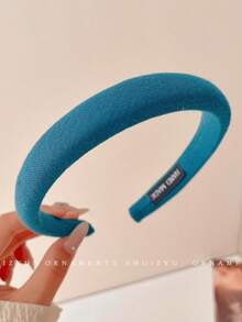 1pc Korean Style Gold Label Minimalist Retro Bowknot Headband, Sponge Crown High Quality Versatile New Early Autumn Bowknot Elegant Non-Woven Headband, All Year Round,Hairband,Hair Hoop Headbands Hair Accessories Head Accessories