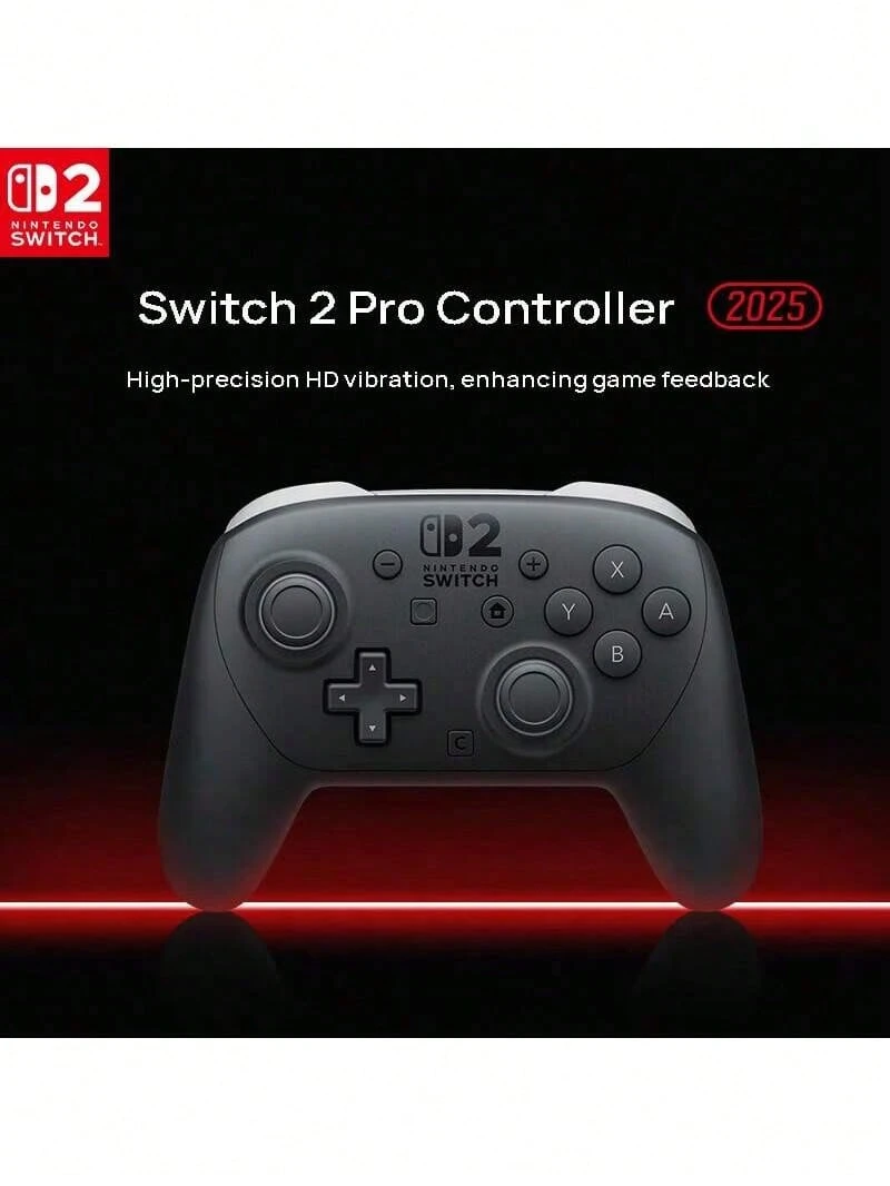 NS2 Pro Controller 遊戲手把 高效能操作 輕巧設計 握持優化 穩定連線 僅支援Nintendo Switch 2 黑色 - 黑色 - 查看 1