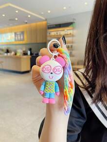 Rainbow Bracelet Keychain, Wrist Strap, Key Chain, Small Accessory, Practical Gift - Multicolor - View 8