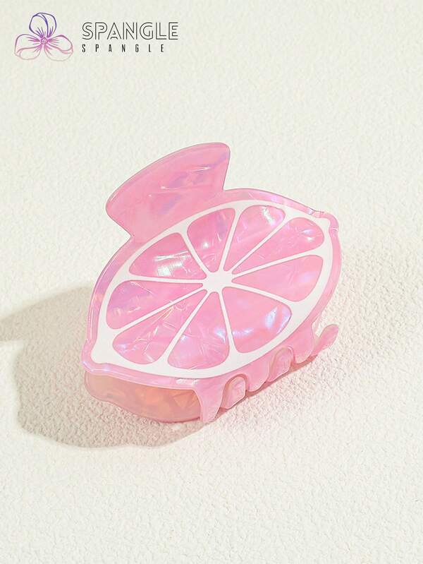 Pinzas para el cabello con forma de pomelo rosa, accesorios para el cabello, estilo coreano, adecuados para regalos y decoración de fiestas, elegantes pinzas para el cabello