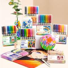 8 Colors Liquid Acrylic Marker Pens, Soft Tip, For Student Journaling, Children Skin Tone Art Drawing, School Supplies