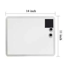 Dry Erase Board, 14 X 11 Inches Magnetic Whiteboard, Includes A Black Dry Erase Marker, 2 Magnets{Inchcolorinch:InchWhiteinch} - 白色 - 查看 5