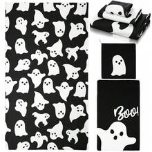3 Pack Halloween Ghost Bathroom Towels Set Black White Ghost Hand Towels Halloween Bath Dishes Absorbent Fingertip Towel For Bathroom Kitchen Hotel Beach Gym Spa{Inchcolor_nameinch:InchBlackinch,Inchstyleinch:InchGhostinch} - MaMa - Xem 1