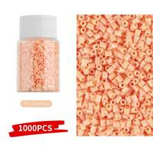 1000 piezas - Juego de cuentas de fusión de 2.6mm, ideal para principiantes y aficionados de las artes y manualidades, joyería de cuentas creativa, material duradero, suministros de cuentas, diseñadores creativos, regalo perfecto para Halloween, Navidad, días festivos