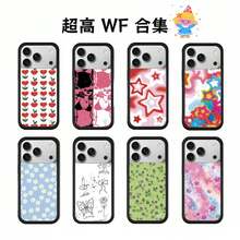 Wildflower 3D Ins Style Cherry Pattern Phone Case Phone171615141312ProMaxPlus17pro15proWF Cute Cartoon Style Cover For Girls - WF29-2 - 查看 3