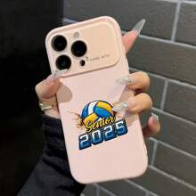 [Para los amantes del voleibol] Nuevo smartphone con pantalla grande. Compatible con las series 17 Pro, 17, 16 Pro, 15, 14 y 13 Pro/Plus. Lente completa y esquema de colores renovado. Teléfono - Rosa - Ver 6