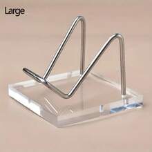 1pc Mineral Specimen Display Stand, Acrylic Mineral Base Crystal Ball Holder, Mineral Specimen Stand, Fossil Display Rack, Rocks, Surveying, Agate, Quartz, Rough Stone, Odd Stone Stand, Phone Holder, Christmas Gift - Multicolor - View 13