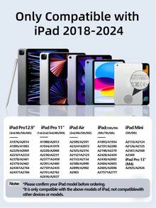 这款触控笔兼容iPad，具备防误触和倾斜感应功能。它配备90mAh电池，适用于iPad 10（10.9英寸，2022款）、iPad Air 4/5/6/M4、iPad A16（11英寸，2025款）、iPad Air 11英寸和13英寸（M3/M2）、iPad Pro 11/12.9英寸。它是送给母亲、家人、朋友的理想礼物，也是生日和节日的完美之选。智能手机配件。 - 彩色 - 查看 8