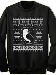 African Gray Parrot Cistmas Sweater Sweatshirt. Ugly Xmas Sweater. Bird Owner Sweater. - 款式8 - 查看 1