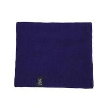 1/3片男士围巾，带字母刺绣贴片和环形装饰，男士围巾