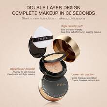 Zeesea 一盒多效合一 2合1气垫粉底液 - #03 - 查看 3