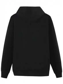 Sudadera con capucha de guitarra retro para hombres - 250g estilo de las cuatro estaciones, sudadera con capucha de tema musical clásico, adecuada paraúsicos y fanáticos de laúsica para uso casual y de escenario, lavable aáquina (negro) - Negro - Ver 4