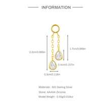 1pc 925 Sterling Silver Gemstone Pendant, Delicate Ear Cartilage Piercing Jewelry, Ear Cuff, Ear Helix, Ear Conch, Belly Button Ring Pendant