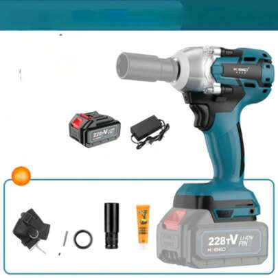 Llave de impacto eléctrica inalámbrica sin escobillas Tp 350N.M, cambio de velocidad continuo, taladro eléctrico, juego de destornilladores eléctricos inalámbricos