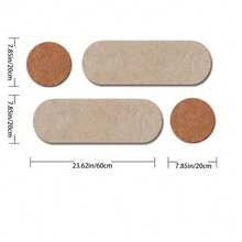 4 Stücke 60x20cm große dekorative Tafel, Mehrzweck Fotoanzeige Tafel, Büro und Zuhause Memo Tafel aus Filz, Wandmontage ohne Bohren, Mehrzweck Memo Tafel, geeignet für Zuhause, Studium, Büro, Weihnachten, Neujahr Dekoration, Fotoausstellung, Memo, Schul-Zubehör, Feiertagsdekoration, Weihnachts- und Neujahrsdekoration Accessoires, Neujahrgeschenk, kreatives Geschenk für Freunde, Mitschüler, Ältere, Lehrer - Mehrfarbig/A - Übersicht 7