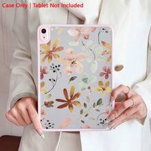 花卉图案可爱透明基础款平板电脑保护套 - 彩色 - 查看 11