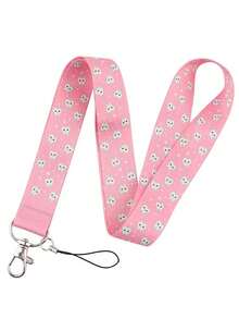 1个医生/护士挂绳钥匙扣，可用于悬挂钥匙、身份证、信用卡、通行证，也可作为手机挂饰、休闲礼物、纪念品、汽车配件、包包挂饰，适合学校、哥特风、Y2K风格、万圣节、教师节装饰。