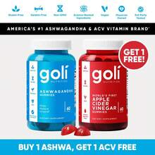 Goli Nutrition 2 Bottles Of Goli Top Sellers: 1 Bottle Of Ashwagandha + 1 Bottle Apple Cider Vinegar Gummies Vitamins. Gelatin-Free, Gluten-Free, Vegan & Non-GMO - 2 chai Goli bán chạy nhất: 1 Ashwa & 1 ACV - Xem 1